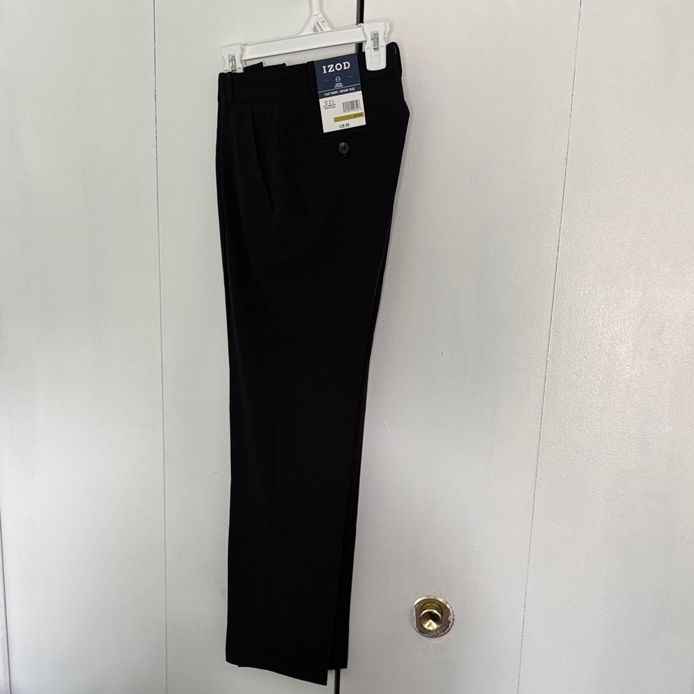 IZOD Boys Classic Black Dress Pants